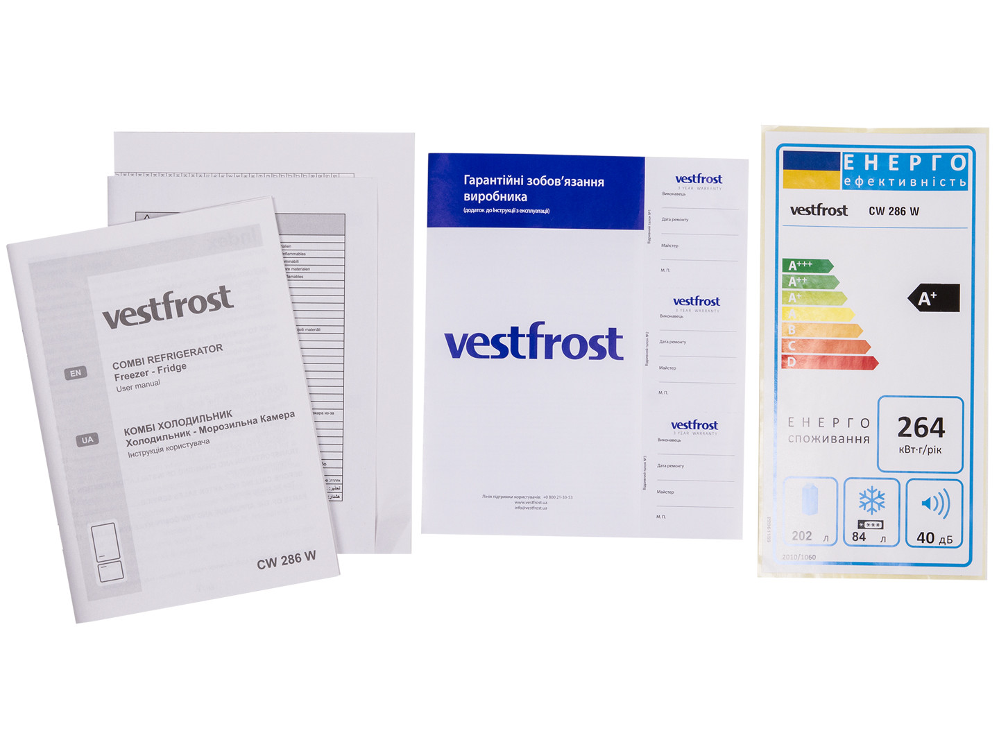 vestfrost cw286w