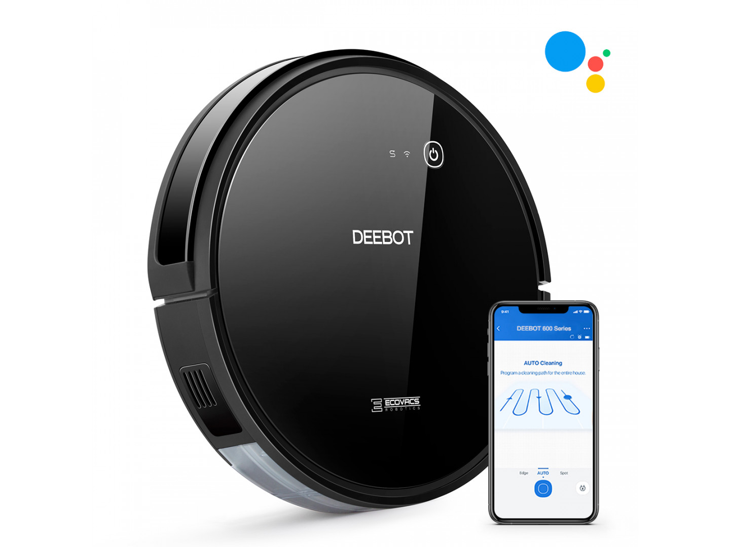 Роботпылесос Ecovacs DEEBOT 601 Black (D03G.10) купить по низкой цене