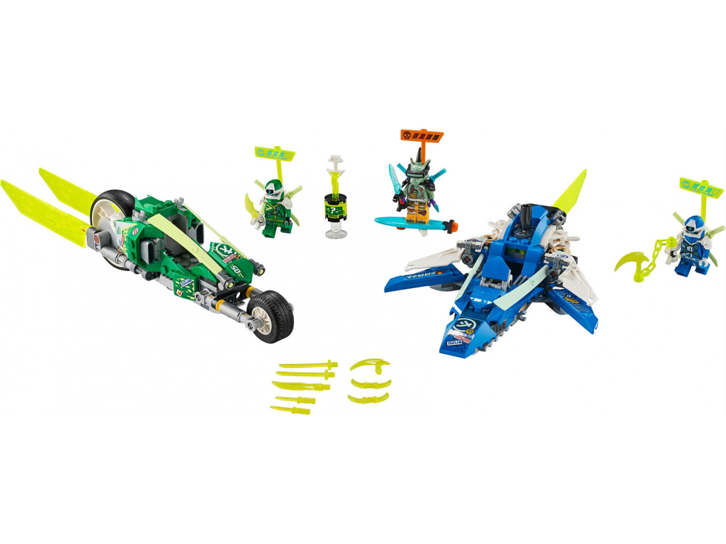 lego ninjago skorostnye mashiny dzheya i llojda 71709