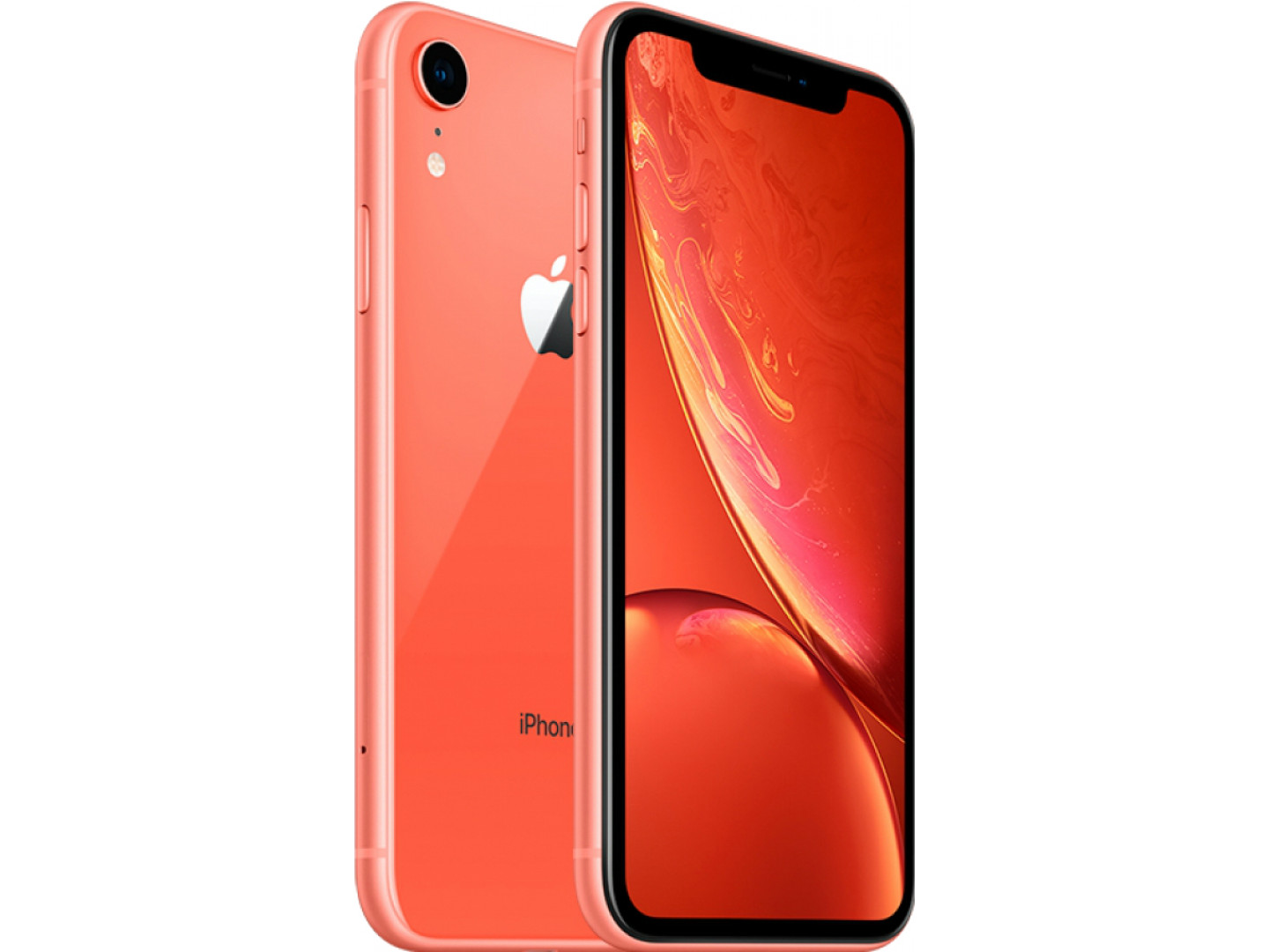 Смартфон Apple iPhone XR 64Gb Coral купить по низкой цене в Киеве
