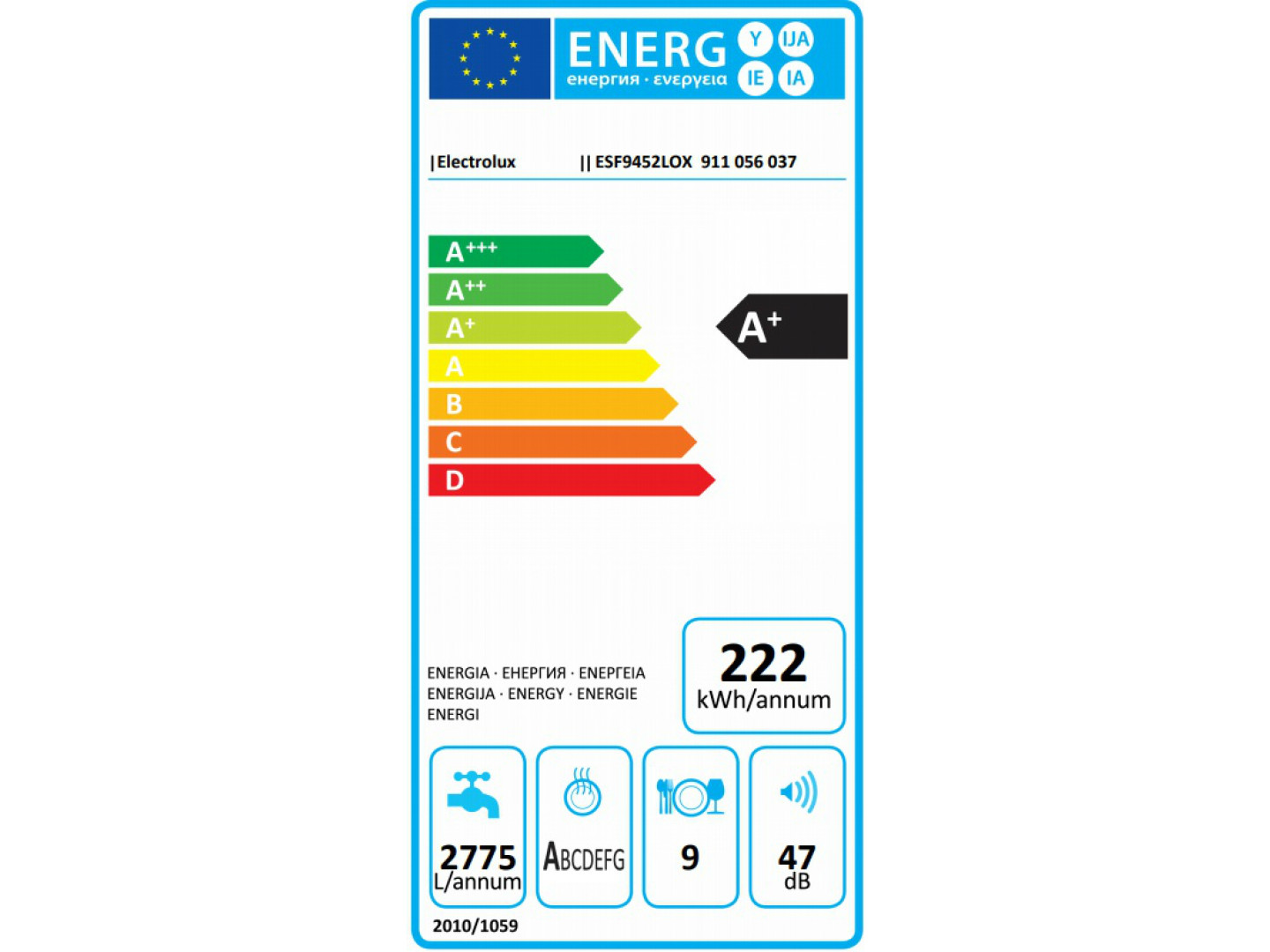 electrolux esf9452lox