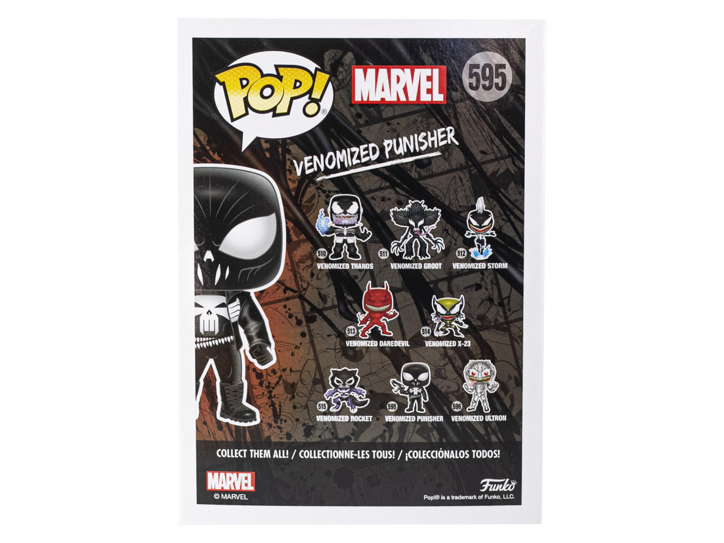funko pop bobble marvel marvel venom s3 punisher 46453 fun2549314