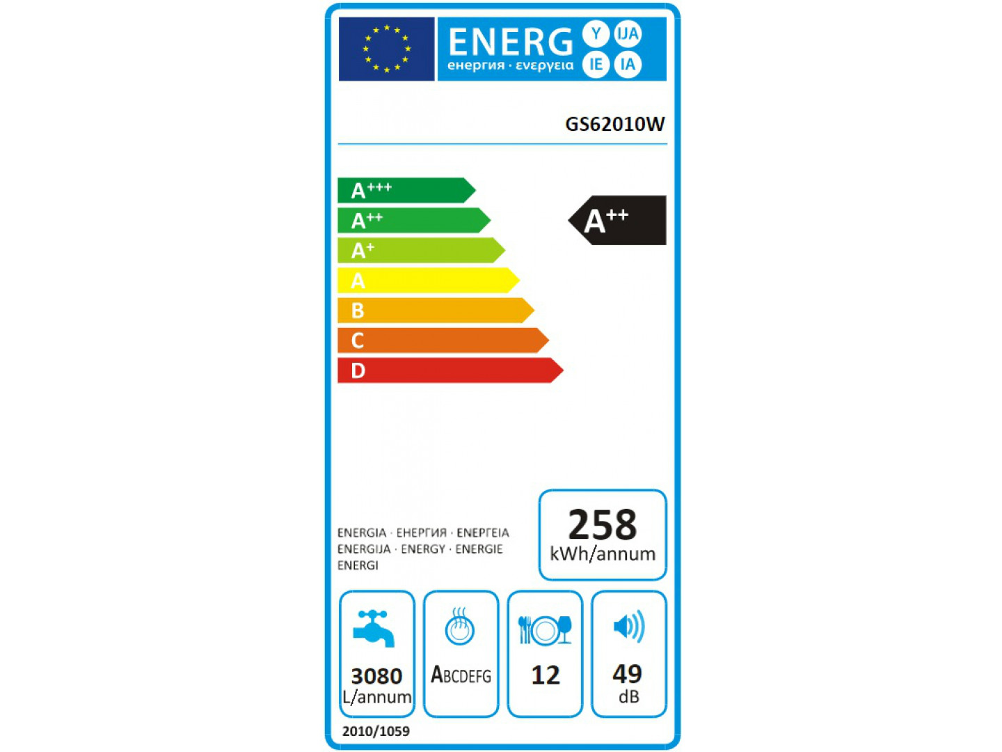 gorenje gs 62010 w wqp12 7605v