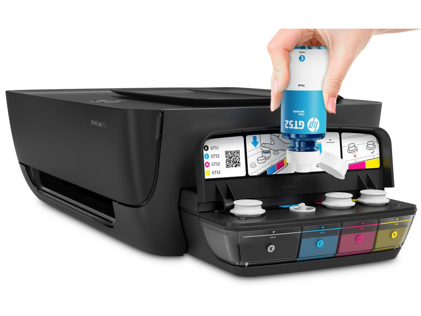 Принтер для цветной печати HP Ink Tank 115 (2LB19A) купить по низкой ...