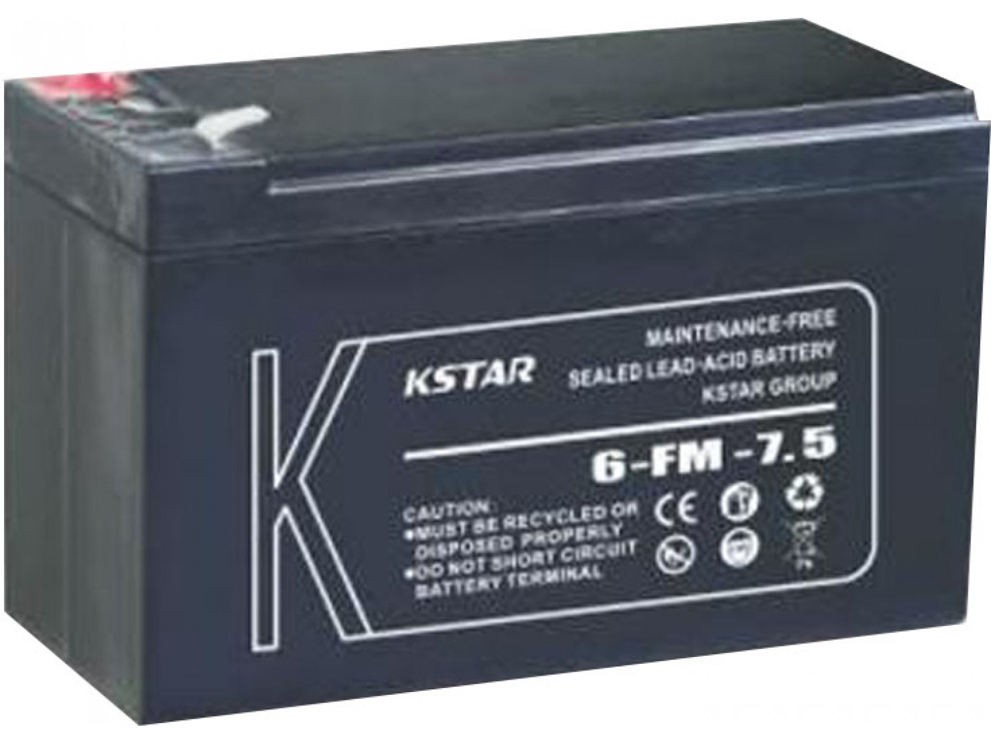 Аккумулятор для ИБП KSTAR 12V 7.5Ah (6-FM-7.5) AGM купить по низкой ...