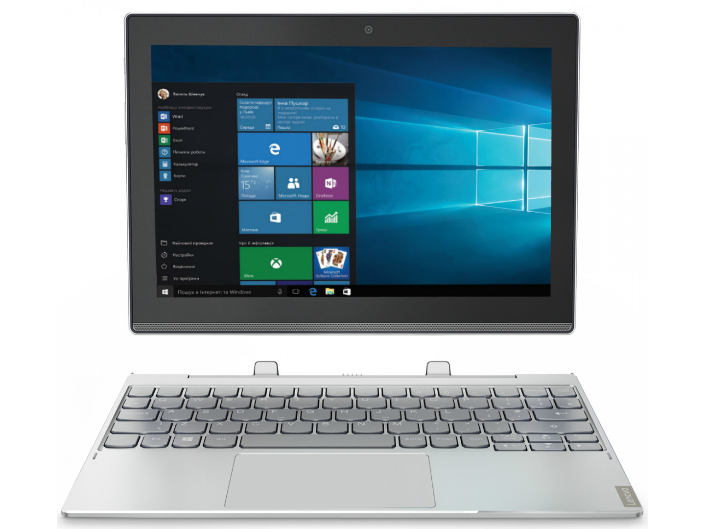 Планшет Lenovo MiiX 320-10ICR WiFi 4Gb/64Gb W10H (80XF0076RA) Platinum ...