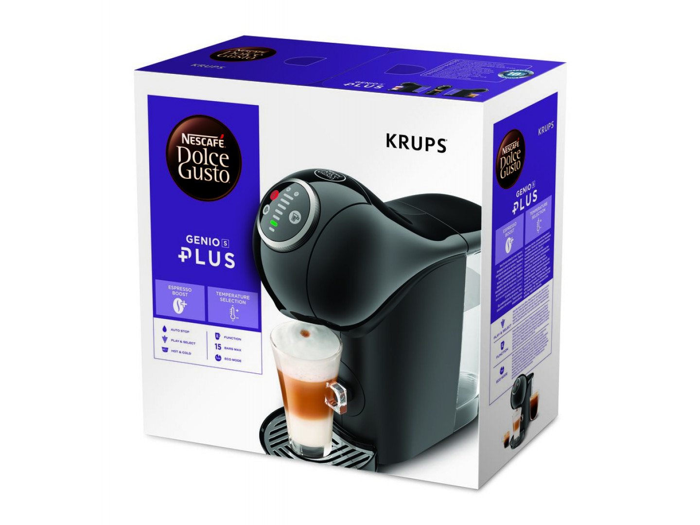 Кофеварка капсульная Krups Genio S Plus Black (KP340831) купить по ...