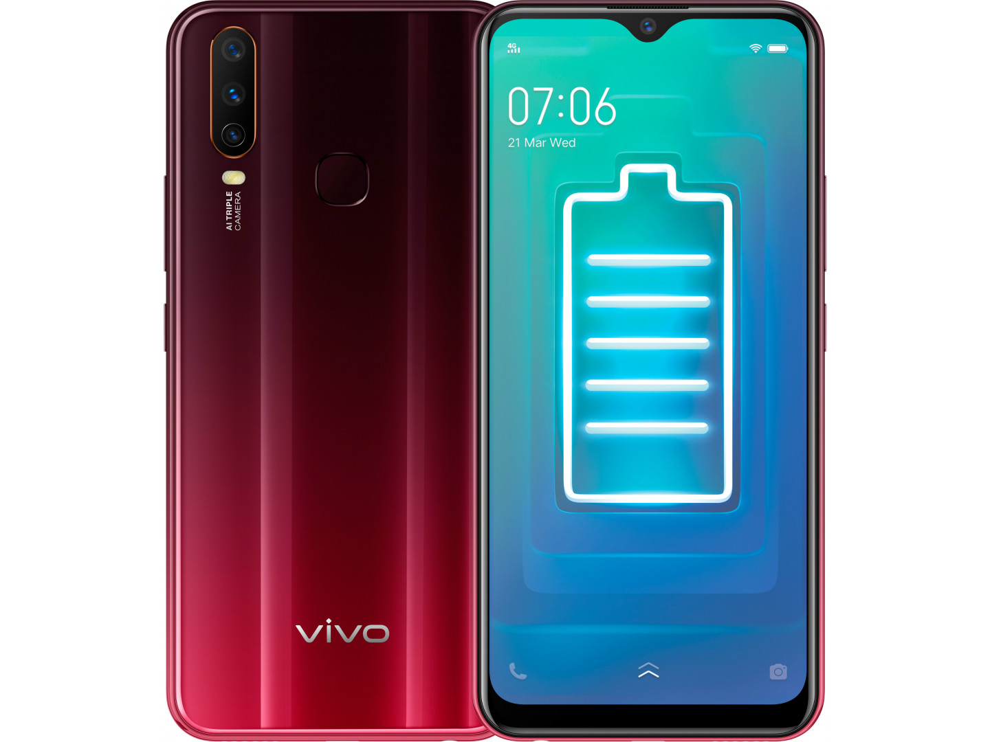 Vivo Y15 4 64Gb Burgundy Red vivo-y15-4-64gb-burgundy-red