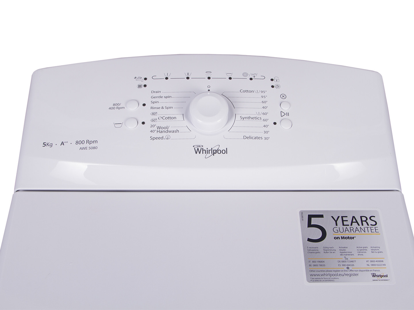 whirlpool awe 5080