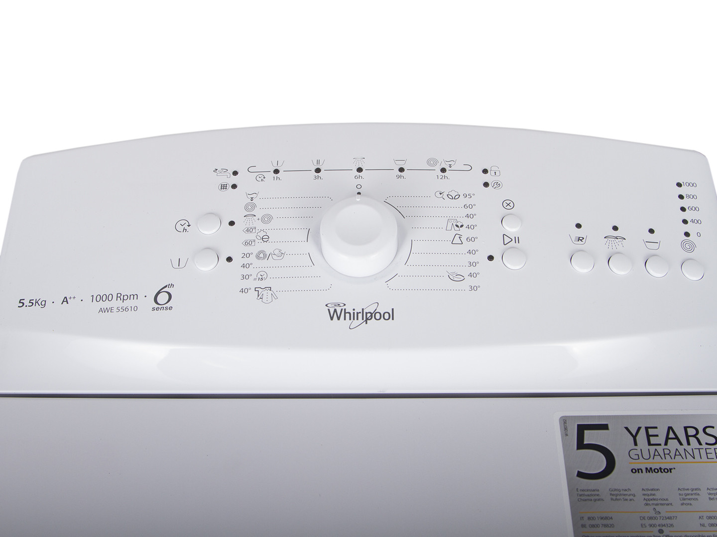 whirlpool awe 55610