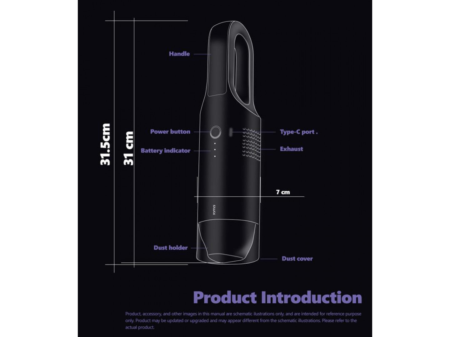xiaomi 70mai vacuum cleaner midriver pv01