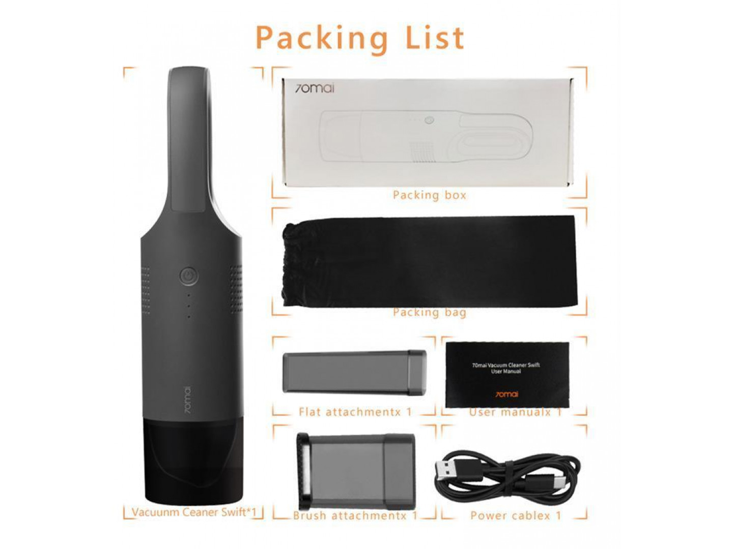 xiaomi 70mai vacuum cleaner midriver pv01