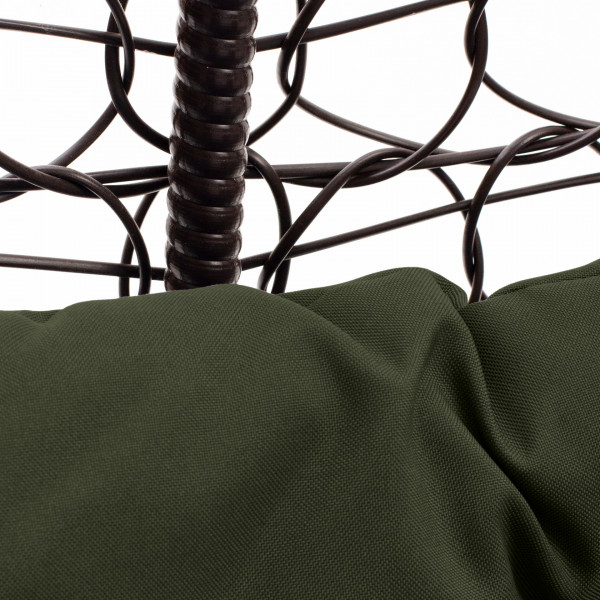 Фото - Кресло-кокон Home Rest одинарное Коричневый/Олива грин