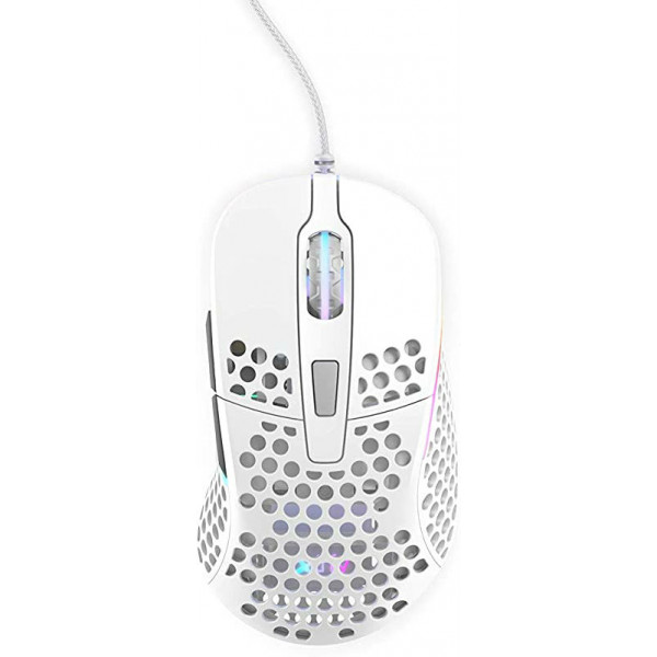 Фото - Мышь проводная игровая Xtrfy M4 RGB White (XG-M4-RGB-WHITE)