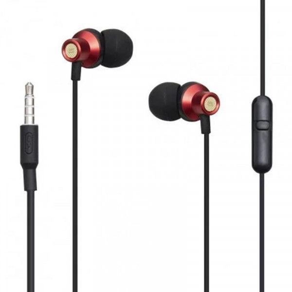 Фото - Наушники вкладыши проводные XO EP15 In-ear metal Red (00000013988)