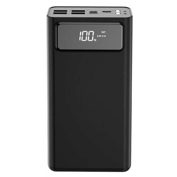 Фото - Батарея мобильная XO PR123 30000 mAh Black (00000015191)