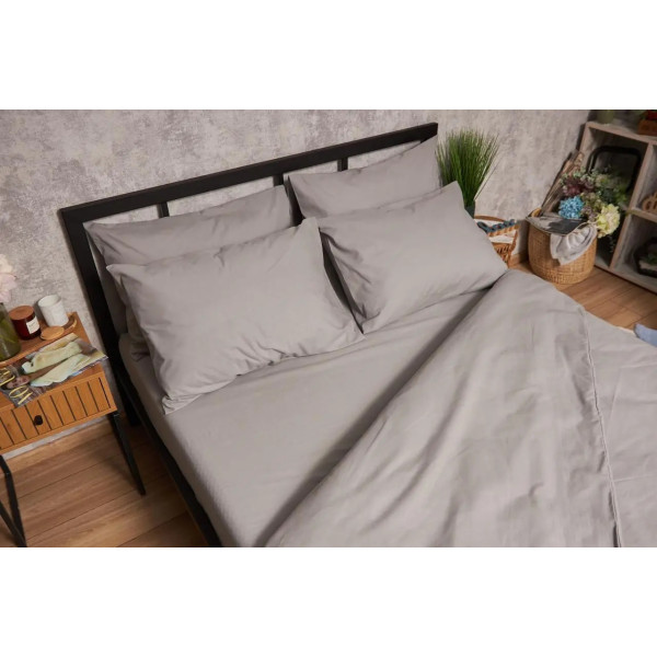 Фото - Пододеяльник двуспальный Moon&Star Бязь Gold Люкс Gray 175x210 см (MS-870000032)