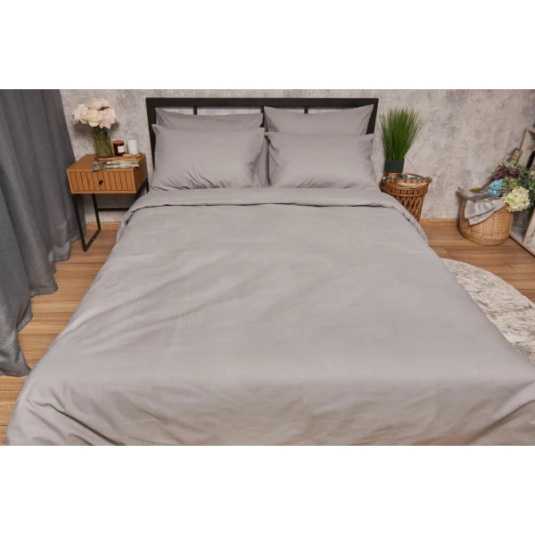 Фото - Пододеяльник двуспальный Moon&Star Бязь Gold Люкс Gray 175x210 см (MS-870000032)