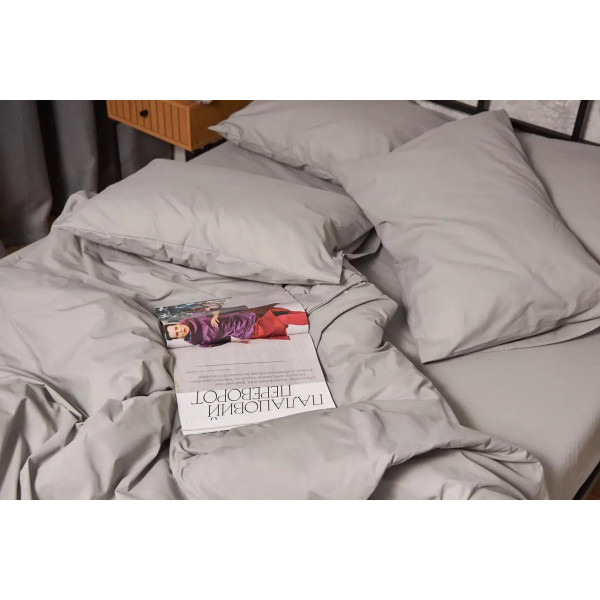 Фото - Пододеяльник двуспальный Moon&Star Бязь Gold Люкс Gray 175x210 см (MS-870000032)