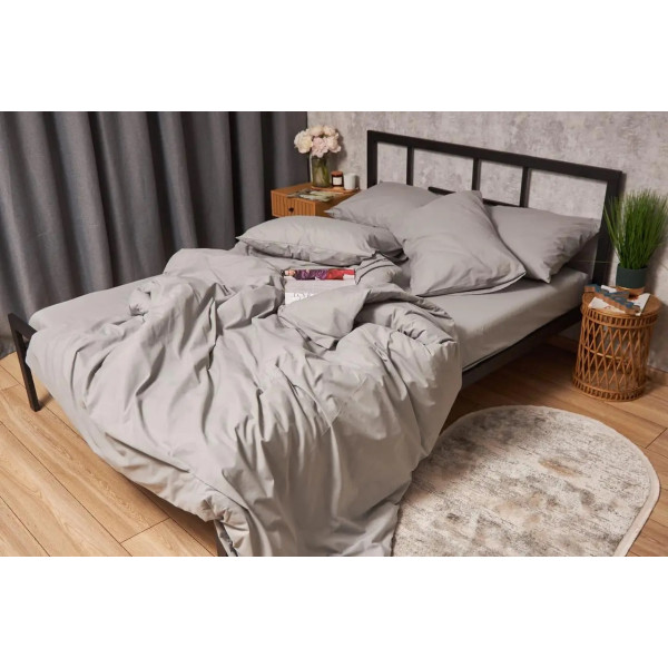 Фото - Пододеяльник двуспальный Moon&Star Бязь Gold Люкс Gray 175x210 см (MS-870000032)