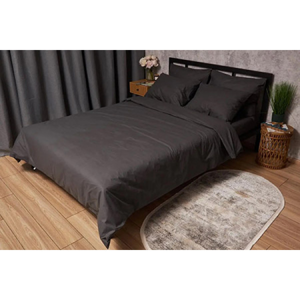 Фото - Пододеяльник полуторный евро Moon&Star Бязь Gold Люкс Sweat Gray 160 x 220 см (MS-870000046)