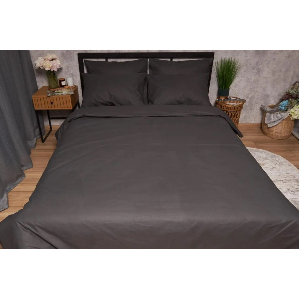Фото - Пододеяльник полуторный евро Moon&Star Бязь Gold Люкс Sweat Gray 160 x 220 см (MS-870000046)