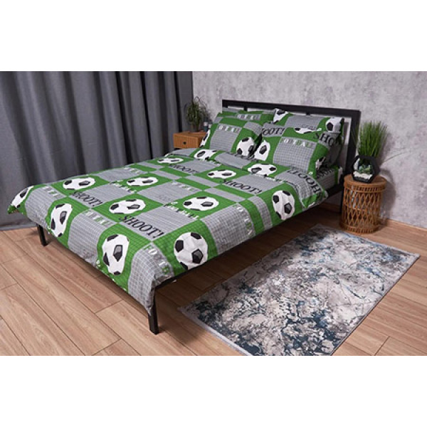 Фото - Пододеяльник двуспальный евро Moon&Star Бязь Gold Люкс Football 200x220 см (MS-870000113)