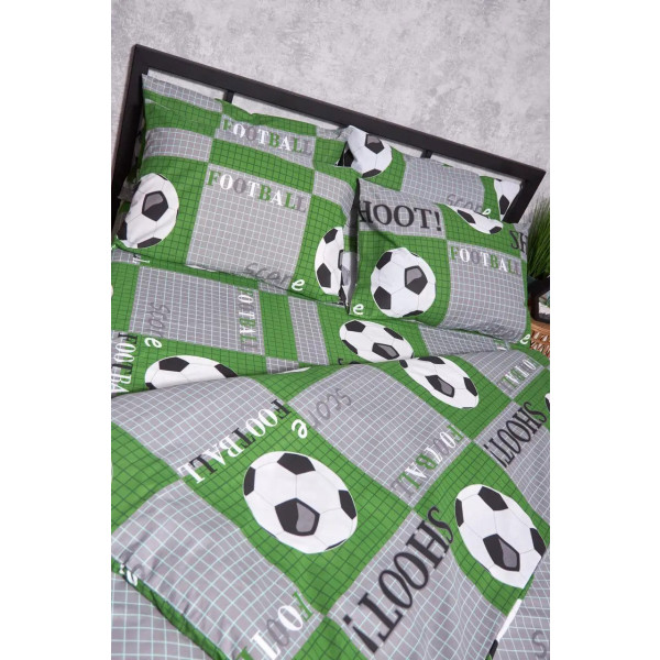 Фото - Пододеяльник двуспальный евро Moon&Star Бязь Gold Люкс Football 200x220 см (MS-870000113)