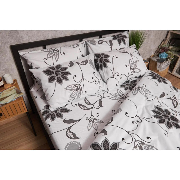 Фото - Пододеяльник двуспальный евро Moon&Star Бязь Gold Люкс Gray Denim 200x220 см (MS-870000398)