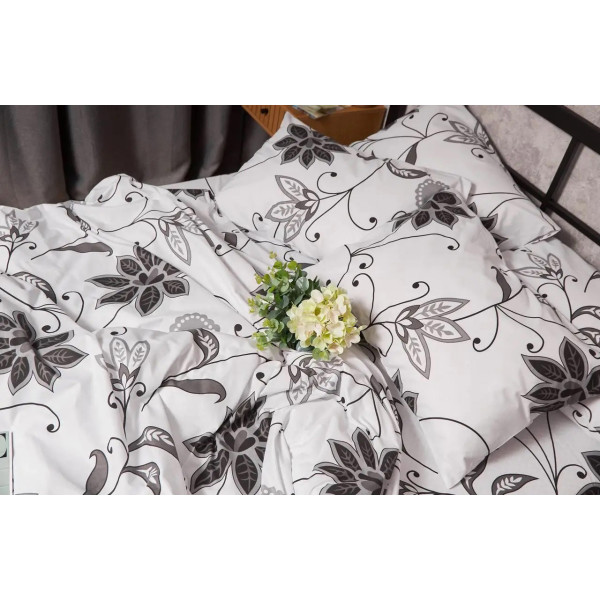 Фото - Пододеяльник двуспальный евро Moon&Star Бязь Gold Люкс Gray Denim 200x220 см (MS-870000398)