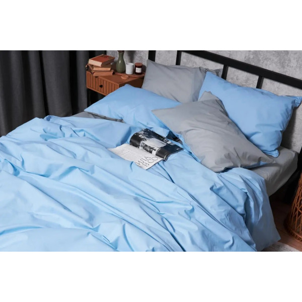 Фото - Пододеяльник двуспальный Moon&Star Бязь Gold Люкс Nordic Gray 175x210 см (MS-870000202)