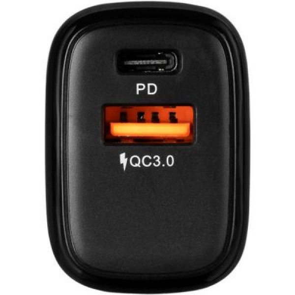Фото - Сетевое зарядное устройство Gelius Pro X-Duo GP-HC014 USB+Type-C QC3.0/PD20W Black (85182)
