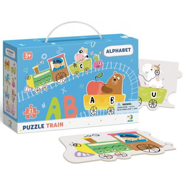 Фото - Пазлы (3-4 года) Dodo английский алфавит Паровозик (300251)