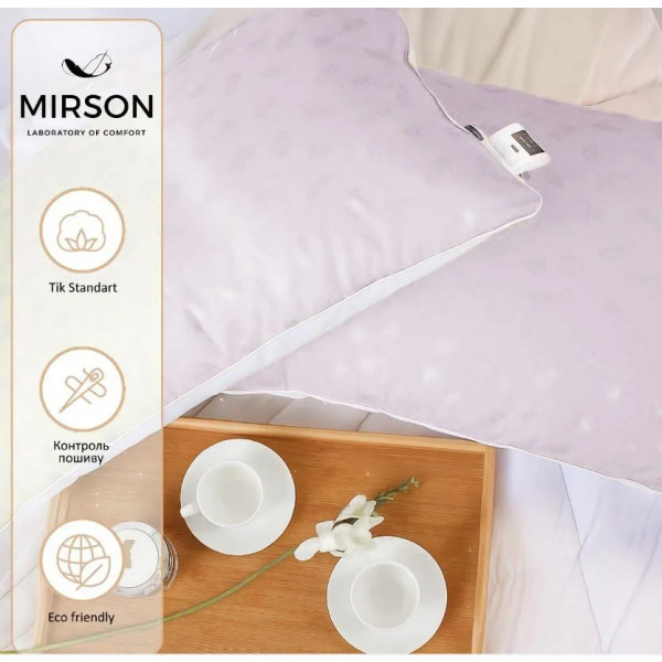 Фото - Одеяло детское зима MirSon №1847 Bio-Pink 90% пух 140x205 (2200003014143)