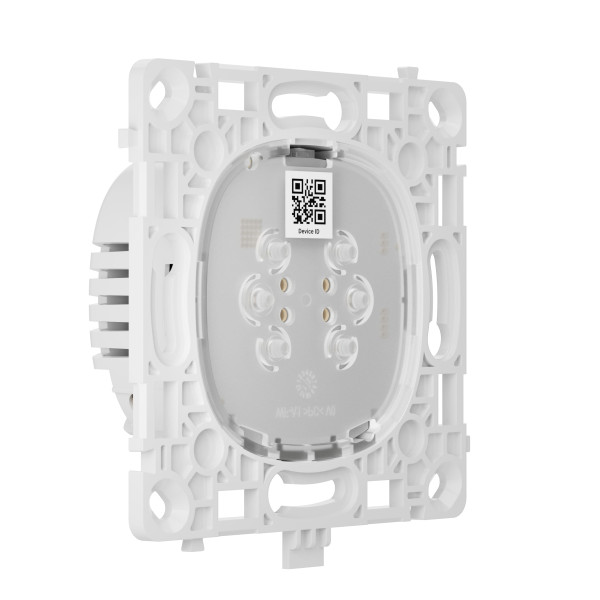 Фото - Релейный выключатель Ajax LightCore 2-gang 2-way for LightSwitch Jeweler, беспроводной (000046124)