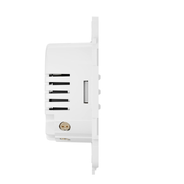 Фото - Релейный выключатель Ajax LightCore 2-gang 2-way for LightSwitch Jeweler, беспроводной (000046124)