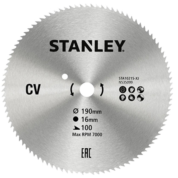 Фото - Диск пильный Stanley 190 х 16 мм (STA10215)