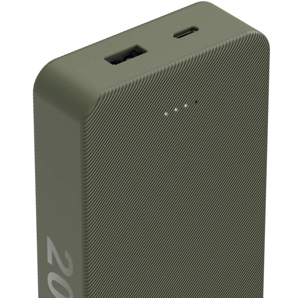 Фото - Батарея мобильная Hama Power Pack Color 20 20000mAh Green (201716)