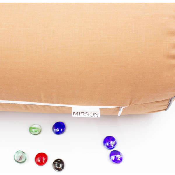 Фото - Подушка валик MirSon №8357 Naturale Line 15-1511 Federica BamBoo 100х20 см (2200006251323)