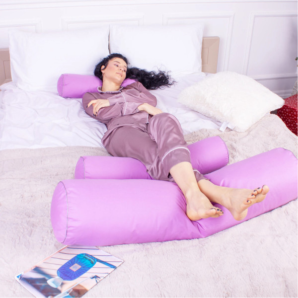 Фото - Подушка валик MirSon №8373 Naturale Line 16-3310 Bernarda BamBoo 60х20 см (2200006252252)