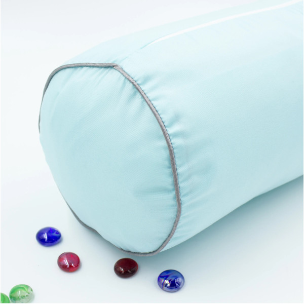 Фото - Подушка валик MirSon №8109 Naturale Line 14-4121 Blanco EcoSilk 15x50 см (2200006199755)