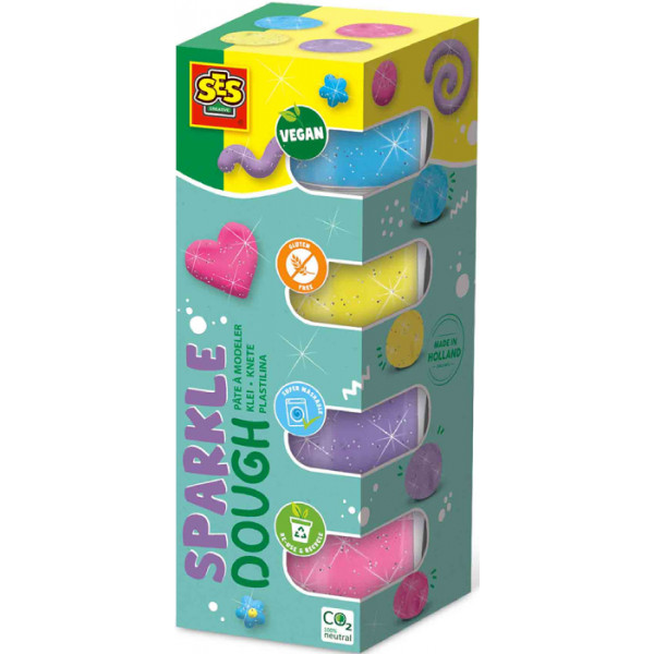 Фото - Масса для лепки Ses Creative Feel good dough – БЛЕСК (00515S)