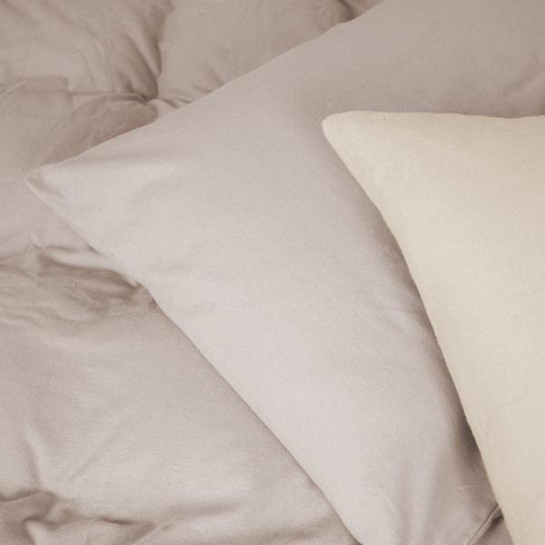 Фото - Комплект постельного белья MirSon 007-004 Milk/Cappuchino 2x143x210 см (2200009659454)