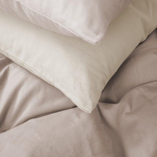 Фото - Комплект постельного белья MirSon 007-004 Milk/Cappuchino 2x143x210 см (2200009659454)