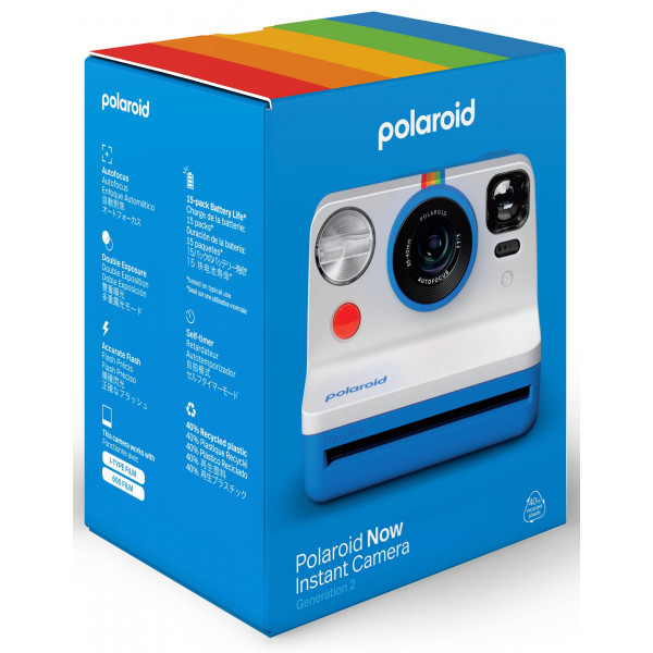 Фото - Фотокамера моментальной печати Polaroid Now Gen 2 - Blue (9073)