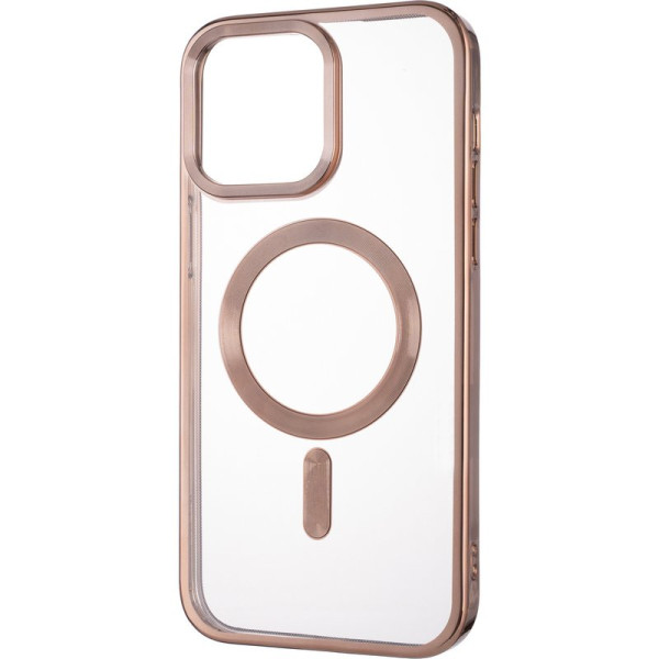 Фото - Чехол для смартфона Gelius Chrome Frame Case MagSafe for iPhone 16 Coffee (100932)