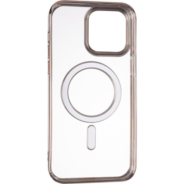 Фото - Чехол для смартфона Gelius Chrome Frame Case MagSafe for iPhone 16 Coffee (100932)