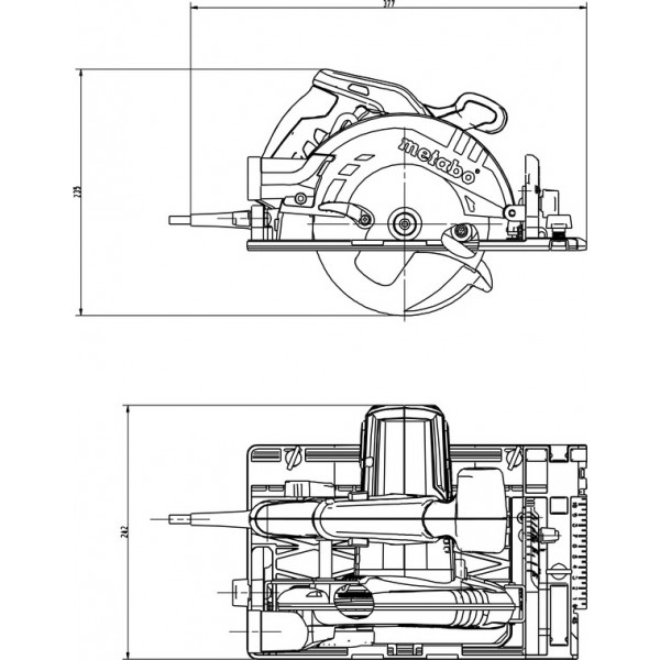 Фото - Пила дисковая Metabo KS 55 FS (600955500)