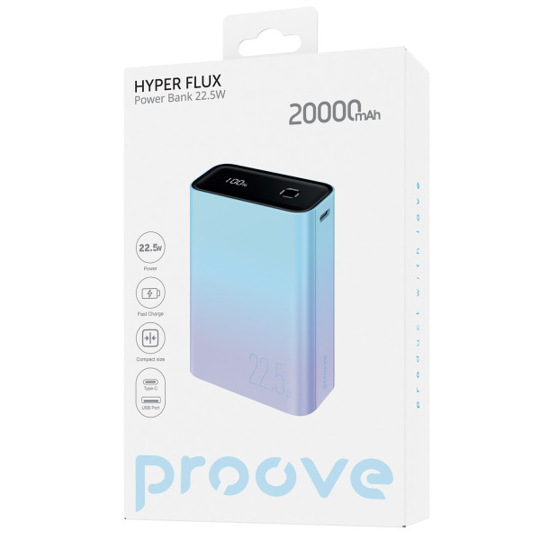 Фото - Батарея мобильная Proove Hyper Flux 22.5W 20000mAh gradient (PBH220120009)