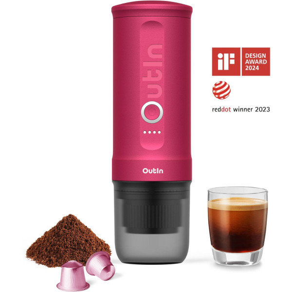 Фото - Кофеварка капсульная OUTIN Crimson Red OTEM-01-CR